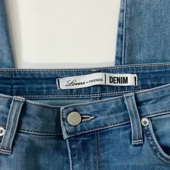 Women’s Lovers & Friends Distressed Denim Skinny Jeans - Picture 3 of 4